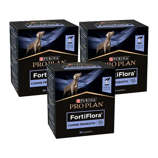 Purina Pro Plan Fortiflora Probiotic for Dogs, Pack 3 x 30x1g
