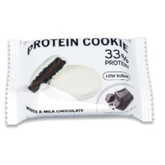 Pwd Protein Cookie 34% Protein White-Milk Choco 18Uds.
