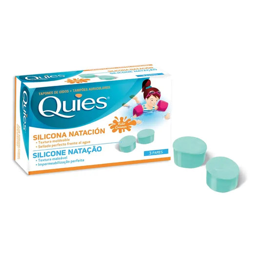 Quies-silikonitapit lasten uimiseen, 6 kpl