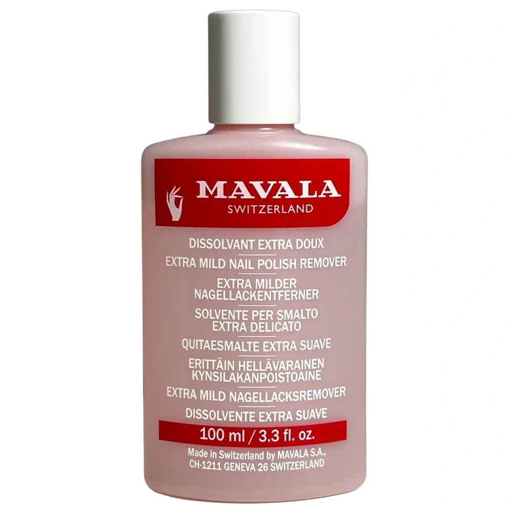 Mavala asetoniton kynsilakanpoistoaine, vaaleanpunainen, 100 ml