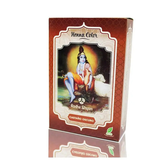Radhe Shyam Henna Dark Brown Powder, 100 gr
