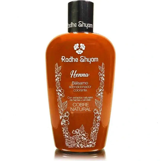 Radhe Shyam Henna-balsami, luonnollinen kupariväri, 250 ml