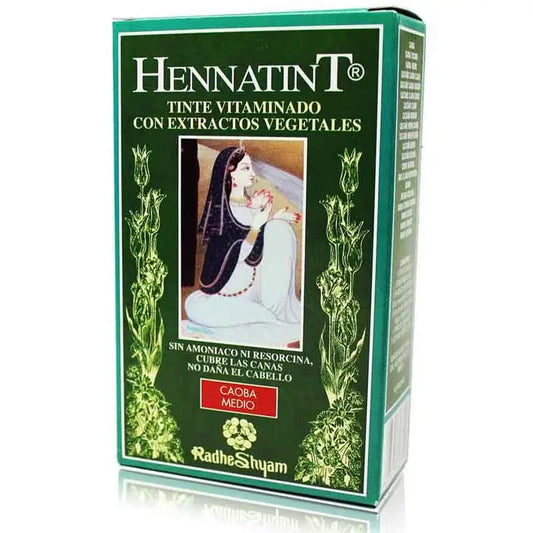 Radhe Shyam Hennatint, keskiruskea mahonki, 60 ml