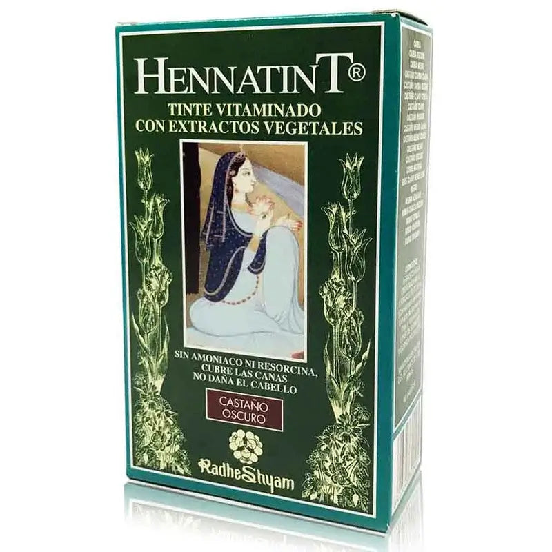 Radhe Shyam -henna, tummanruskea, 60 ml