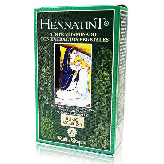 Radhe Shyam Hennatint, kuparinkeltainen vaalea, 60 ml