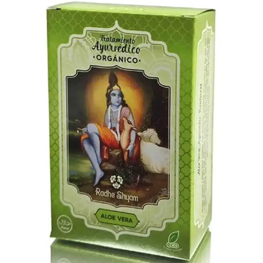 Radhe Shyam ayurvedalainen aloe vera -hiustenhoitoaine, 100 g