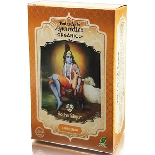 Radhe Shyam Ayurvedinen kurkuma-hiustenhoito, 100 g