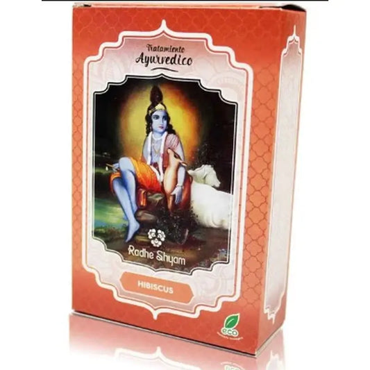 Radhe Shyam Luonnollinen hibiskus-hiustenhoitoaine, 100 g
