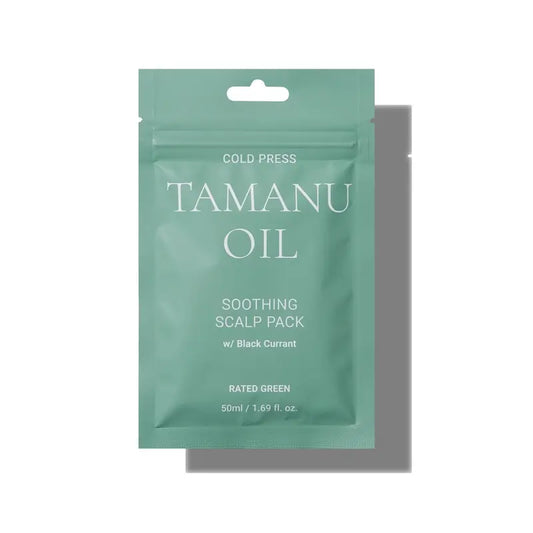 Rated Green -kylmäpuristettu tamanuöljy – rauhoittava päänahkahoito, 50 ml