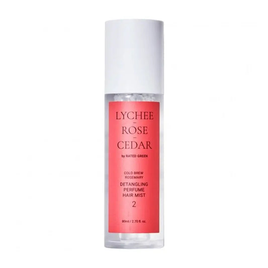 Rated Green Detangling Perfume Hair Mist 02 (lychee-ruusu-setri), 80 ml