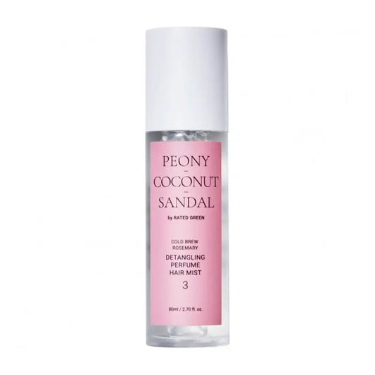 Rated Green Detangling Perfume Hair Mist 03 (pioni-kookos-santeli), 80 ml