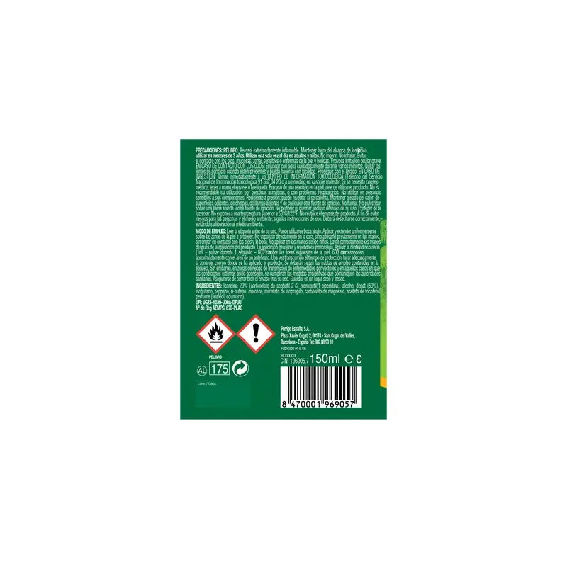 Relec Fuerte Familiar -hyönteiskarkotin, 125 ml