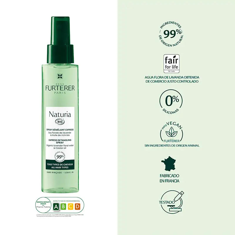 Rene Furterer Naturia Extra Pehmeä Hiuskammausaine, 200 ml