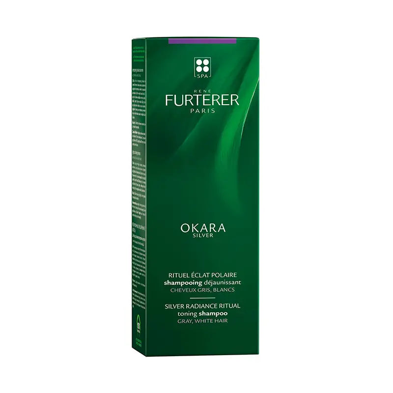 René Furterer Okara Silver -shampoo, joka estää hiusten kellastumista, 200 ml