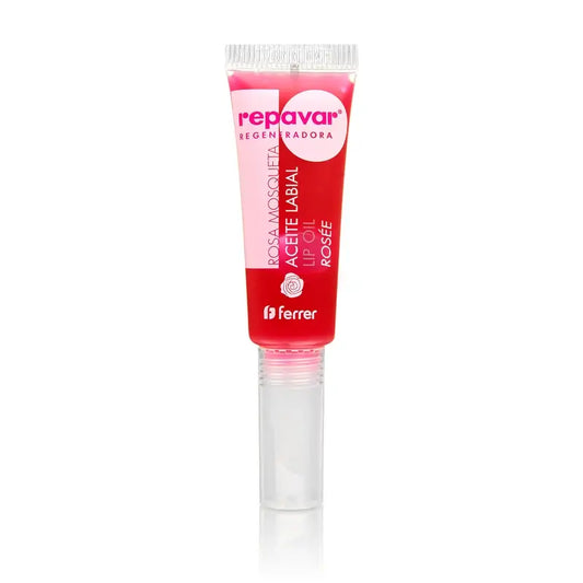 Repavar Reg Lip Oil -huulivoide, kiiltävä vaikutus, sävy Rosee, 10 ml