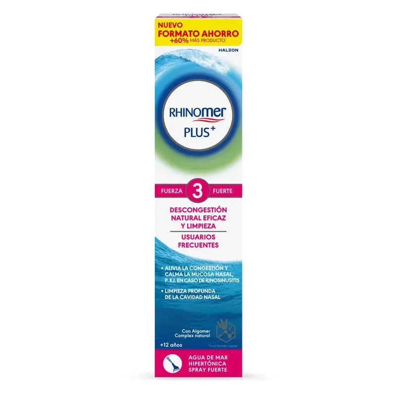 Rhinomer Plus+ F3 Säännöllisille käyttäjille, säästöpakkaus, 200 ml
