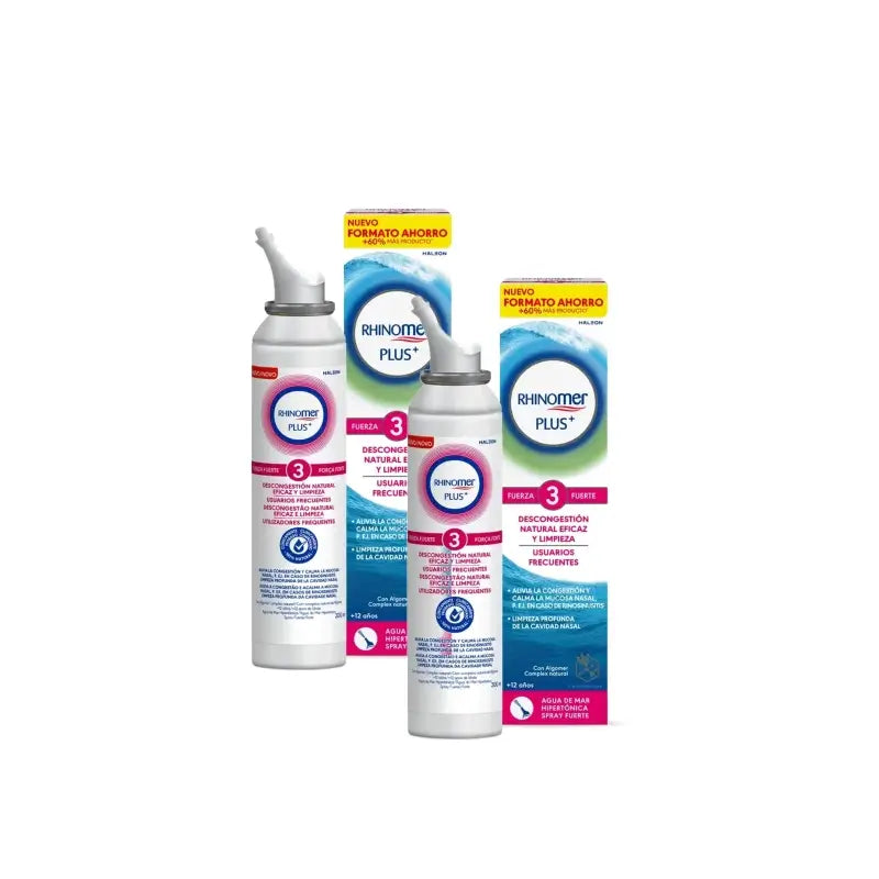 Rhinomer Plus+ F3 säännöllisille käyttäjille, 200 ml, 2 kpl:n pakkaus