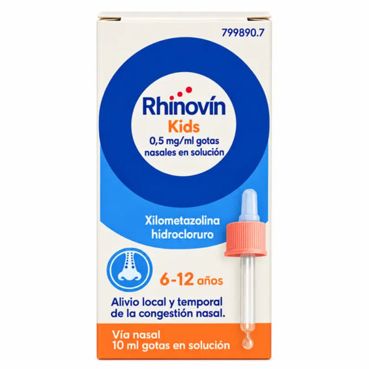Rhinovin lapsille 0,5 mg/ml nenätippaliuos, 1 pullo (10 ml)