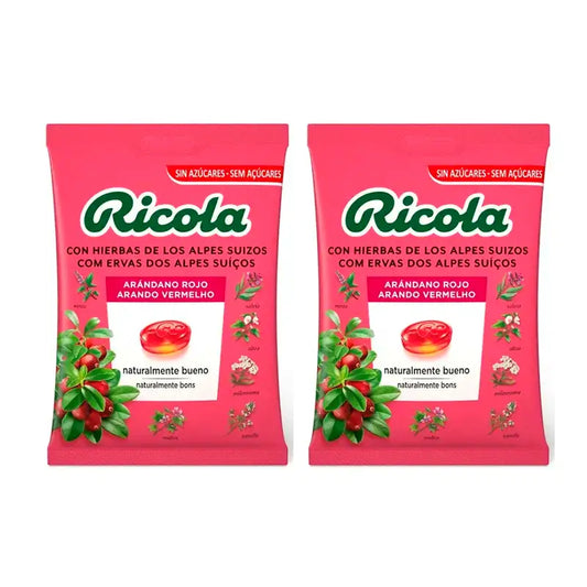 Ricola Saz -mustikkapussi, 2 x 70 gramman pakkaus