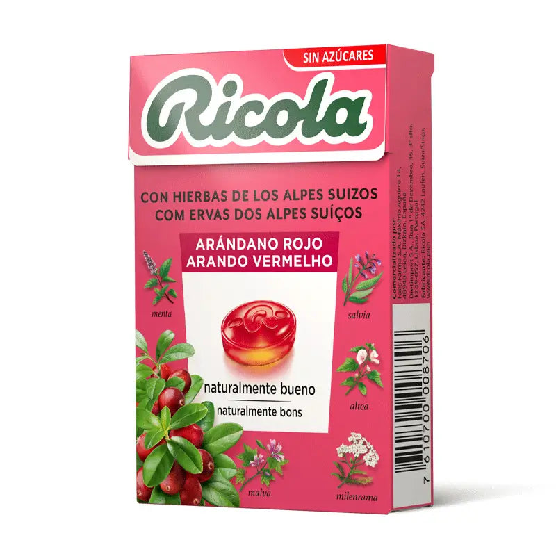 Ricola Sugar Free Candies Blueberry 50 G