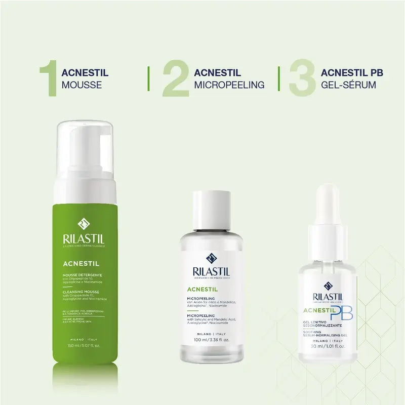 Rilastil Acnestil talin tuotantoa säätelevä puhdistusvaahto 150 ml
