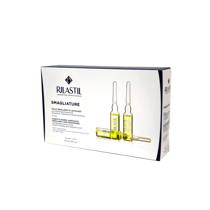 Rilastil Smagliatures -ampullit venytysmerkkien hoitoon, 5 ml x 10 ampullia
