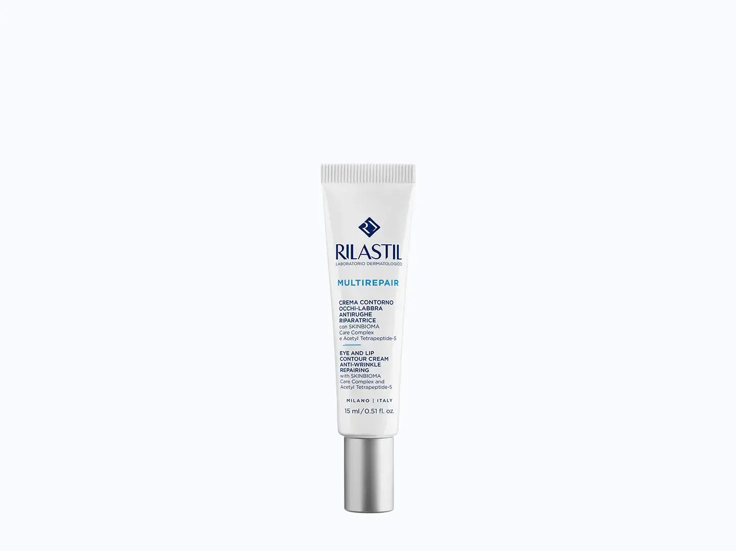Rilastil Multirepair ikääntymistä ehkäisevä silmä- ja huulivoide, 15 ml