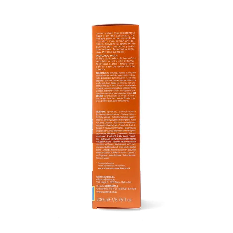 Rilastil Sun System SPF 50+ Baby Leche Velluto 200 ml
