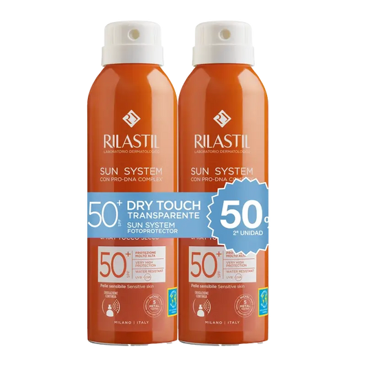 Rilastil Sun System 50 Dry Touch, 2 x 200 ml
