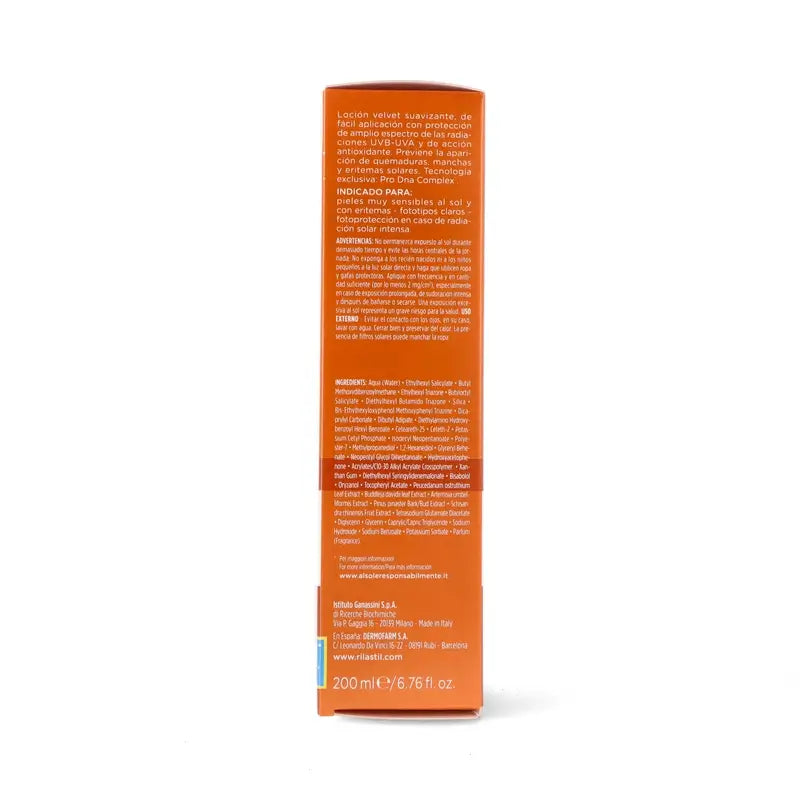 Rilastil Sun System 50+ Velluto-aurinkovoide 200 ml