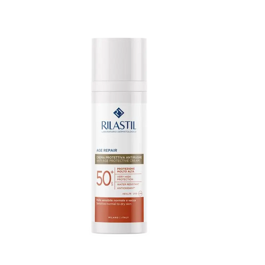 Rilastil Sun System Age Repair ikääntymistä ehkäisevä aurinkovoide SPF 50+, 50 ml