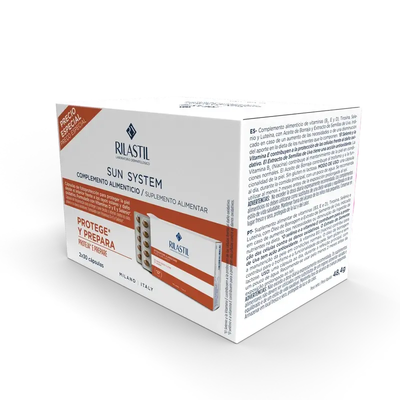 Rilastil Sun System Oral, 2 x 30 kapselia
