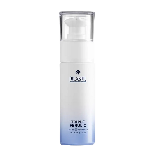 Rilastil Triple Ferulic -seerumi: ikääntymistä ehkäisevä, antioksidanttinen ja ihoa kirkastava, 30 ml
