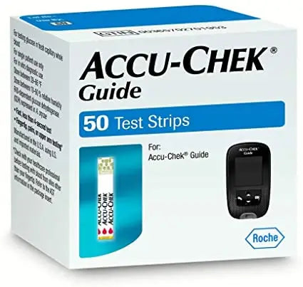 Roche Accu Chek Guide 50 Blood Glucose React Strips