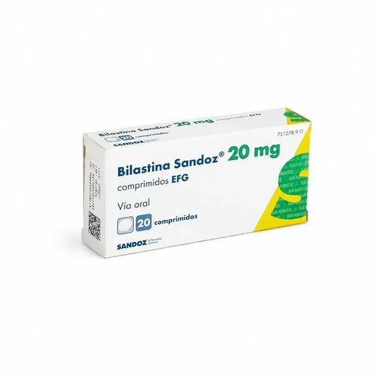 Sandoz Care Bilastina 20 mg, 20 tablettia