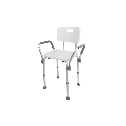 Sanitec Shower Stool With Backrest And Handles , 1 unit