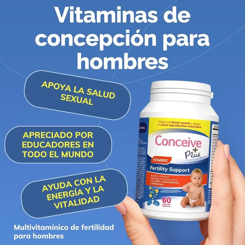 Sasmar Conceive Plus – miesten hedelmällisyyden tuki, 60 kapselia
