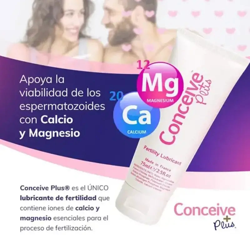 Sasmar Conceive Plus -voiteluaine, putki, 75 ml