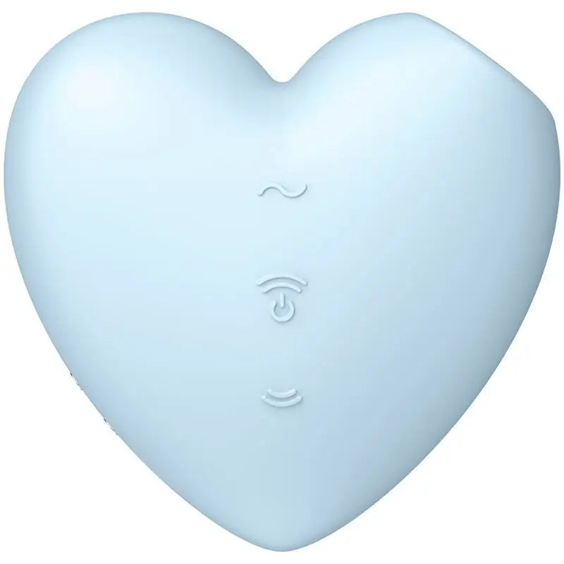 Satisfyer Air Pulse Cutie Heart -stimulaattori ja vibraattori – sininen