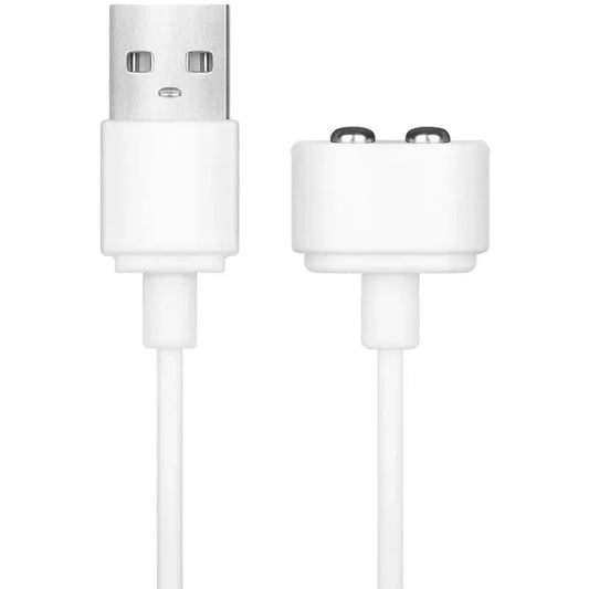 Satisfyerin valkoinen USB-latausjohto 