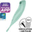 Satisfyer Connect  Twirling Pro+ stimulaattori ja vibraattori, sovelluksella ohjattava – vihreä