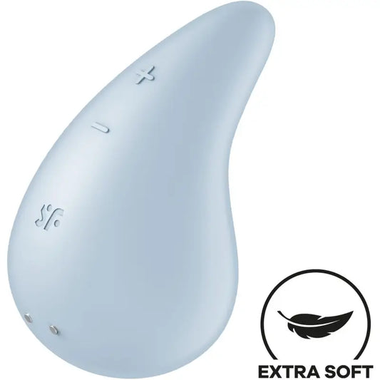 Satisfyer Dew Drop Lay-On -vibraattori, sininen 