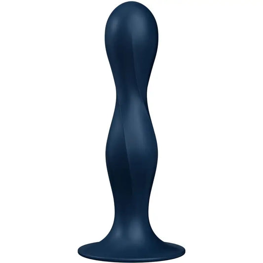 Satisfyer Double Ball-R -dildo, sininen silikoni 