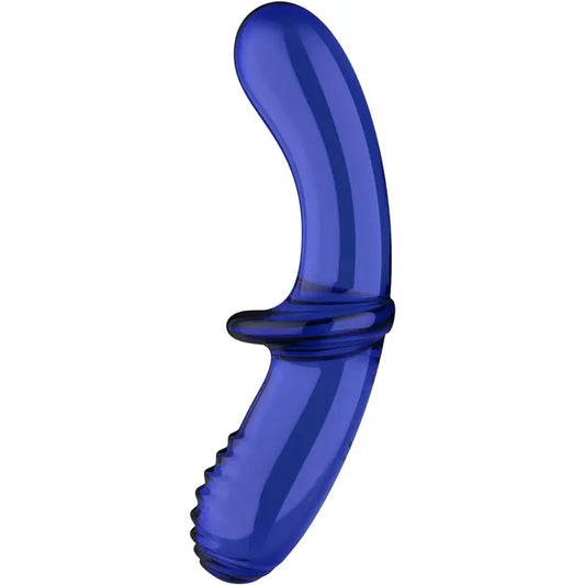Satisfyer Double Crystal -dildo, sininen 