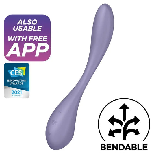 Satisfyer G-Spot Flex 5 Multi -vibraattori, lila 