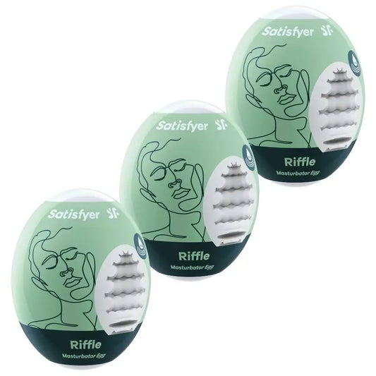 Satisfyer Riffle -masturbaatiomunat, 3 kpl 