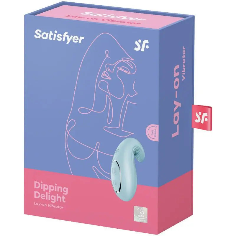 Satisfyer Layons Dipping Delight Lay-On -vibraattori – sininen