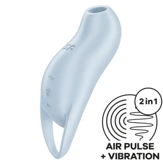 Satisfyer Pocket Pro 1 klitorisstimulaattori, vaaleansininen 