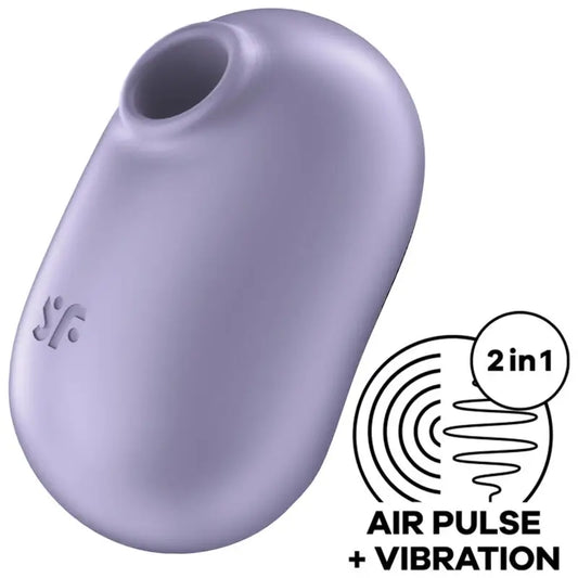 Satisfyer Pro To Go 2 -kaksoisstimulaattori ja vibraattori, violetti 
