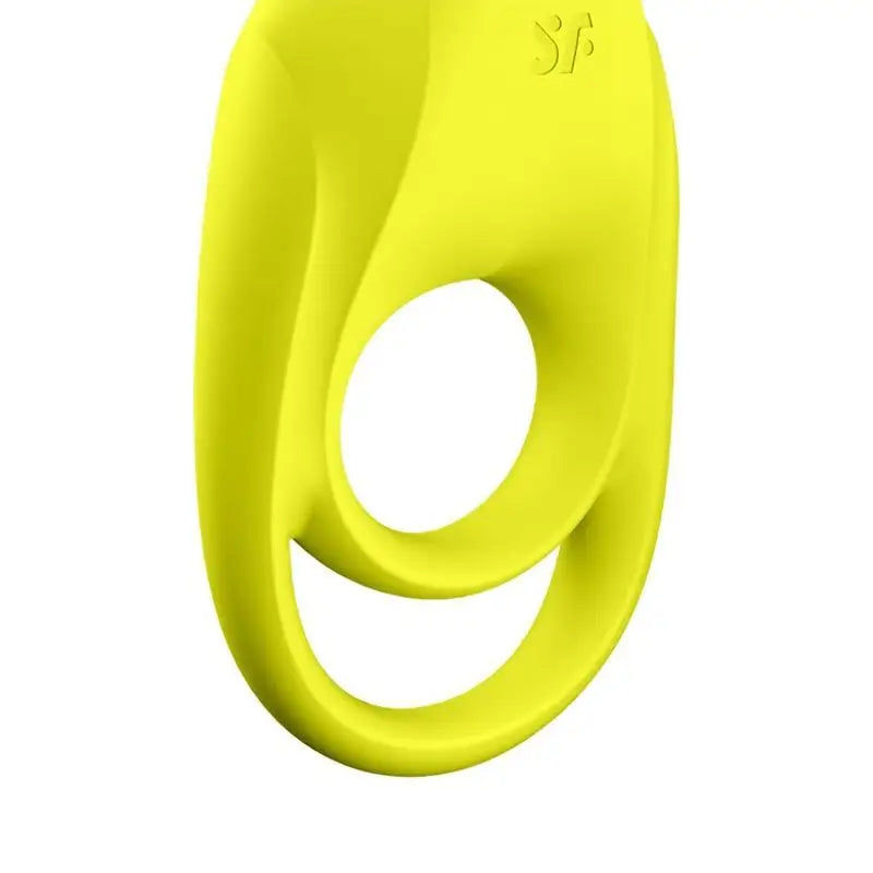 Satisfyer Ring Spectacular Duo -vibro-rengas, keltainen
